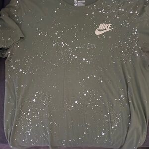 Olive green Nike tee. Size large